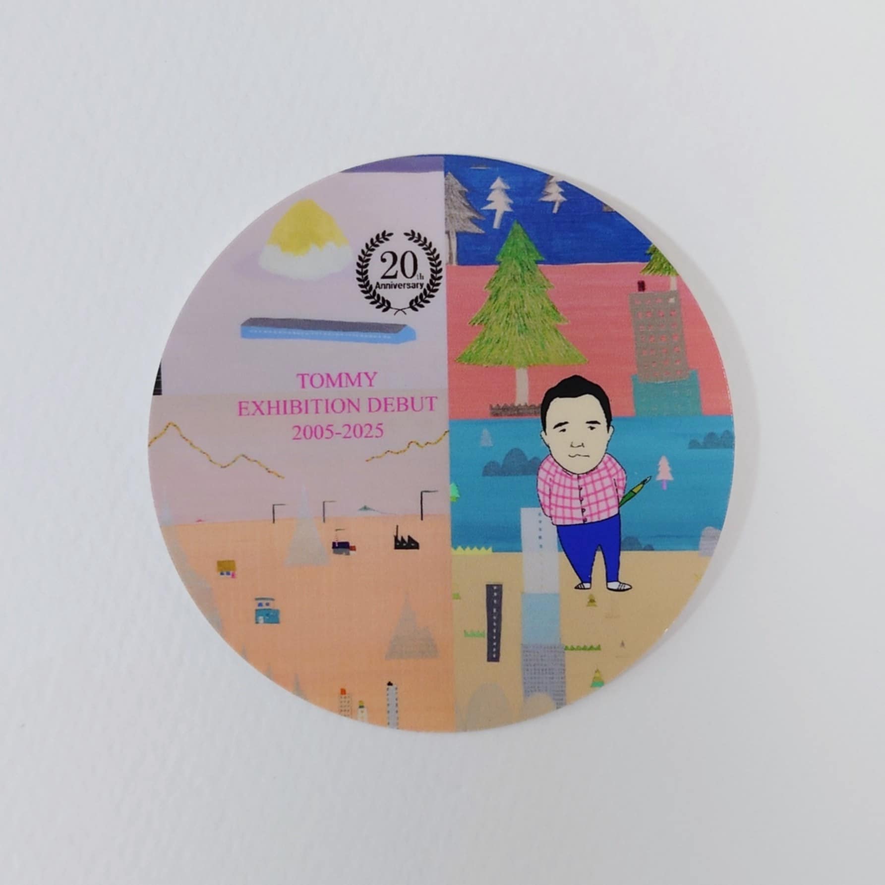 個展デビュー２０周年記念ステッカー販売のお知らせ